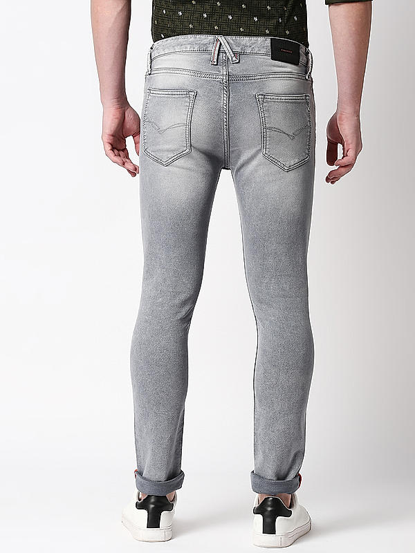 Killer Grey Solid Slim Fit Jeans