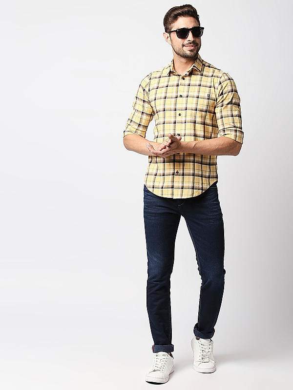 Killer Blue Solid Slim Fit Jeans