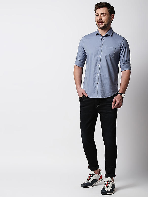 Killer Blue Solid Slim Fit Jeans