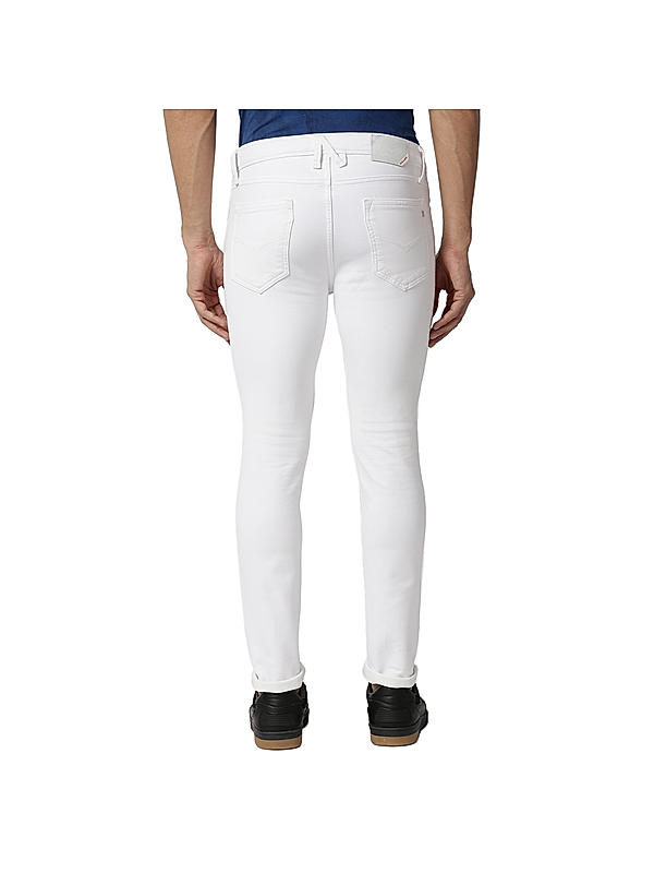Killer White Solid Slim Fit Jeans