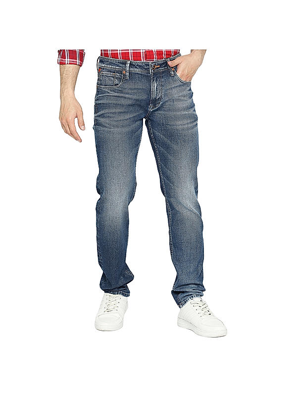 Killer Slim Fit Blue Solid Jeans
