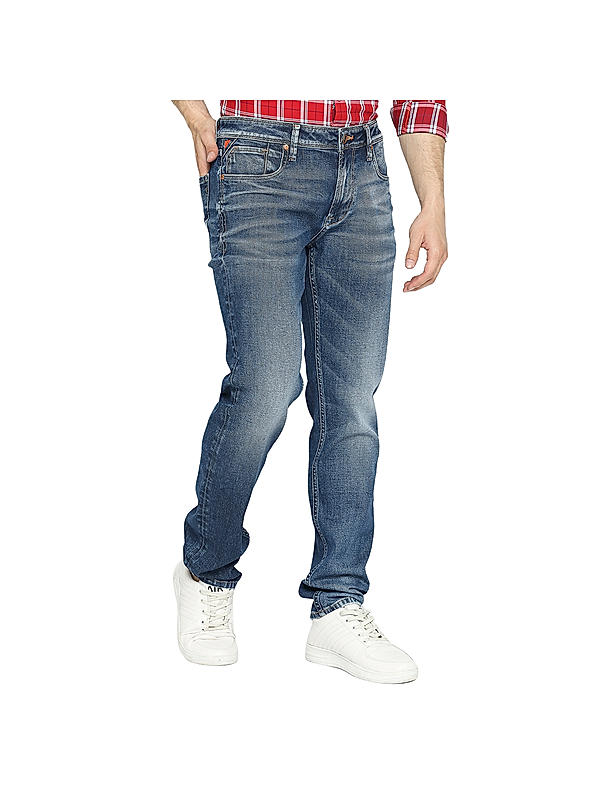 Killer Slim Fit Blue Solid Jeans