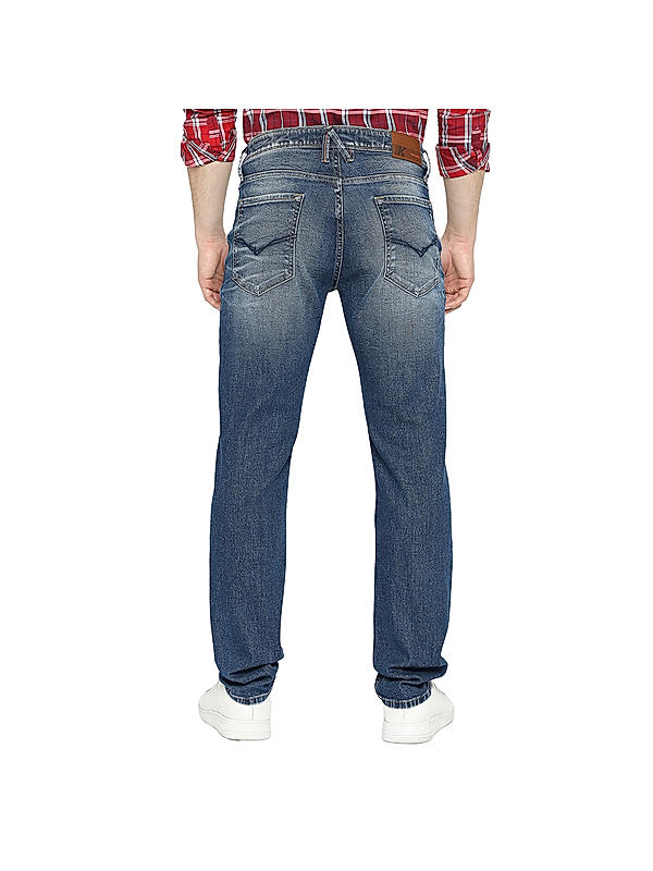 Killer Slim Fit Blue Solid Jeans