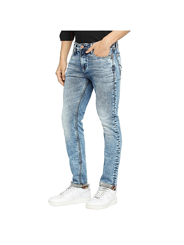 Killer Slim Fit Light Blue Solid Jeans
