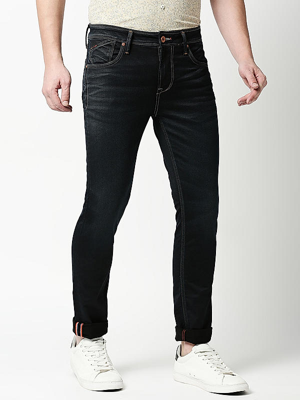 Killer Blue Solid Ankle Fit Jeans