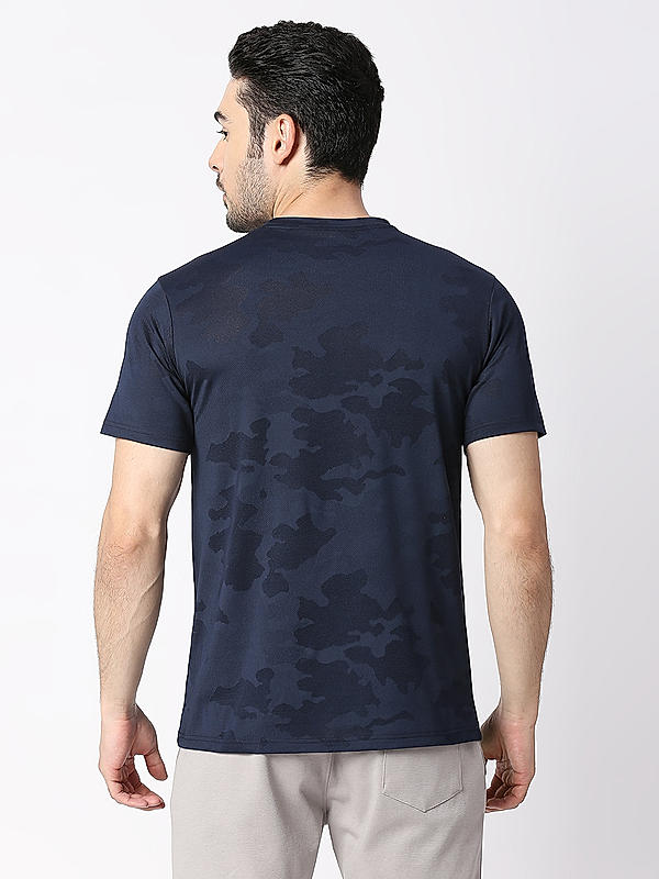 Killer Navy Round Neck Printed T-Shirts