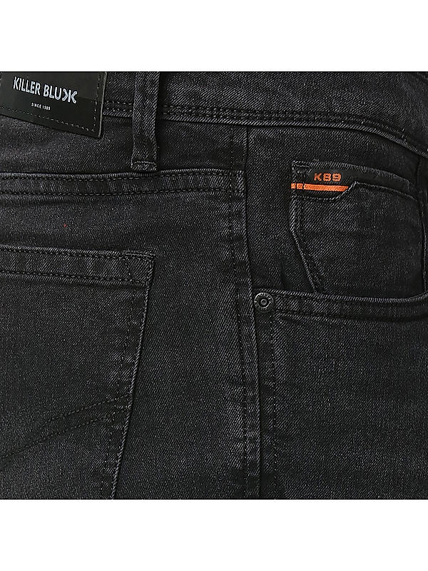 Killer Black Solid Slank Fit Jeans