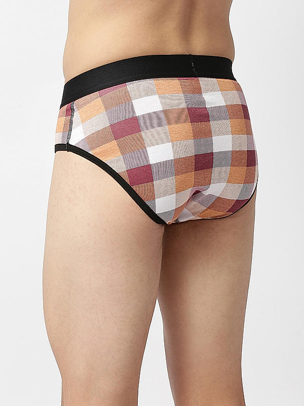 Killer Multi -Colour Check Pack of 2 Briefs