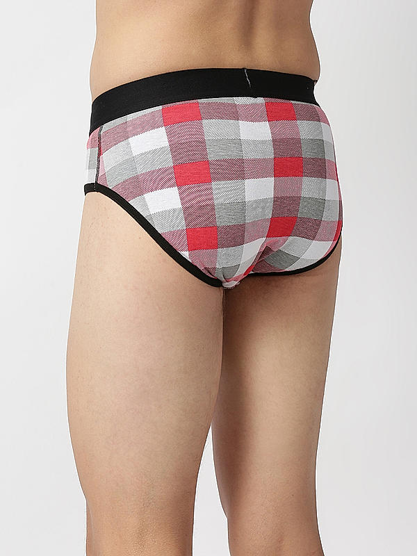 Killer Multi -Colour Check Pack of 2 Briefs