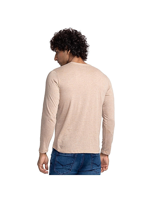 Killer Pink Slim Fit Round Neck Solid T-Shirts