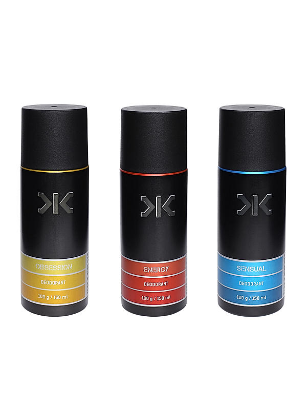 Killer Pack Of 3 Spary Deodorant Set ( 450 ml )