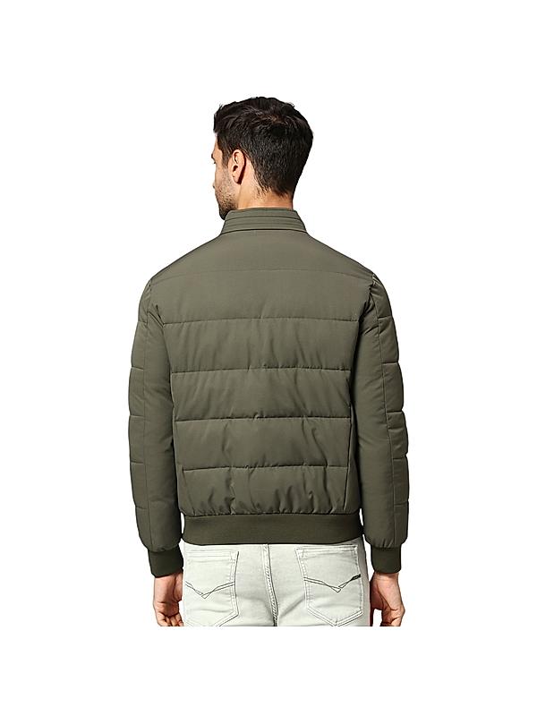 Killer Men Olive Regular Fit Solid Jackets