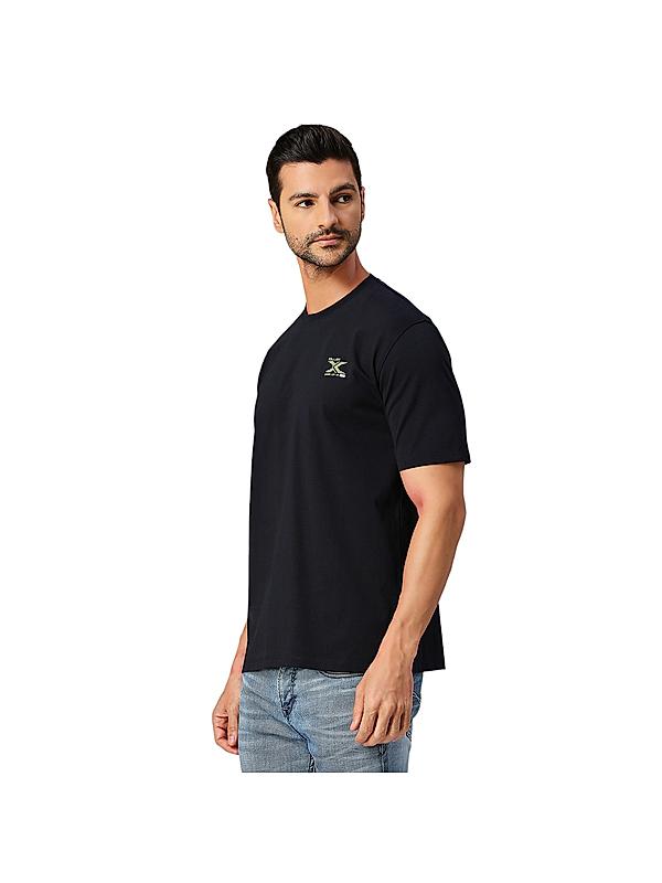 Killer Men Navy Slim Fit Solid T-Shirts