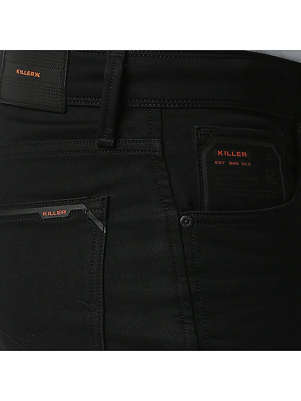 Killer Black Solid Skiny Fit Jeans