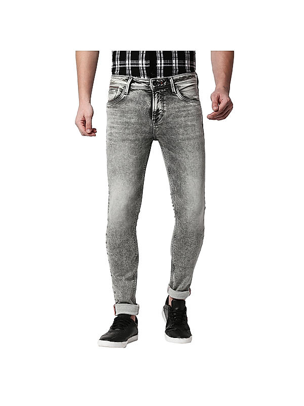 Killer Grey Solid Skinny Fit Jeans