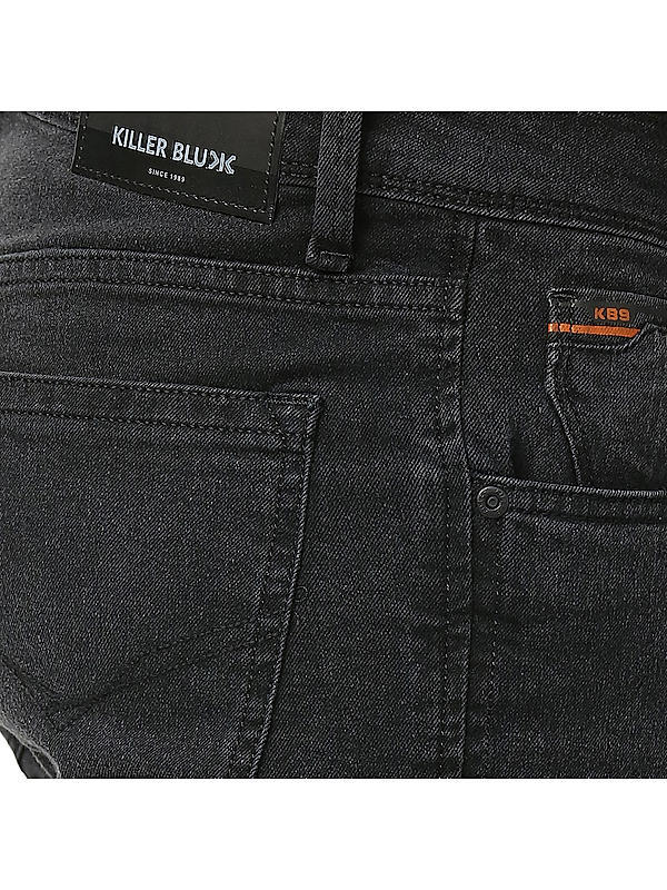 Killer Black Solid Slank Fit Jeans