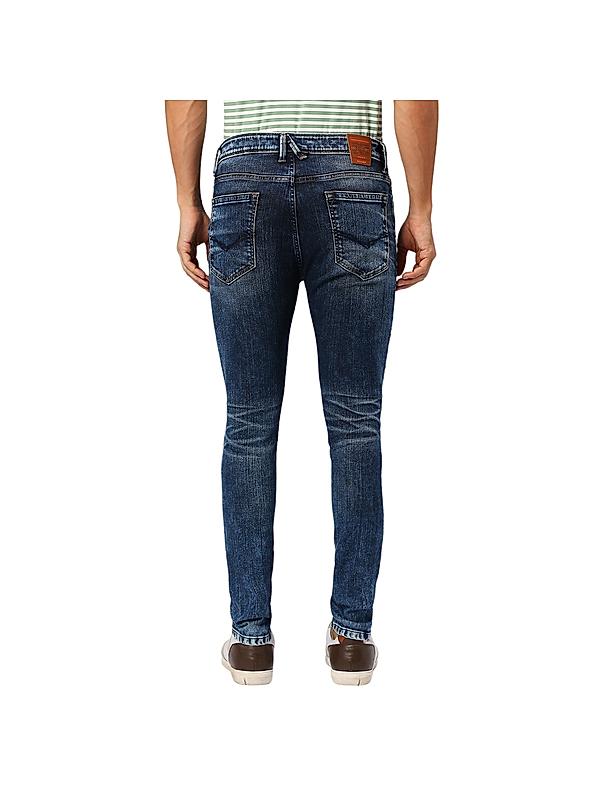 Killer Men Slim Fit Solid Blue Jeans