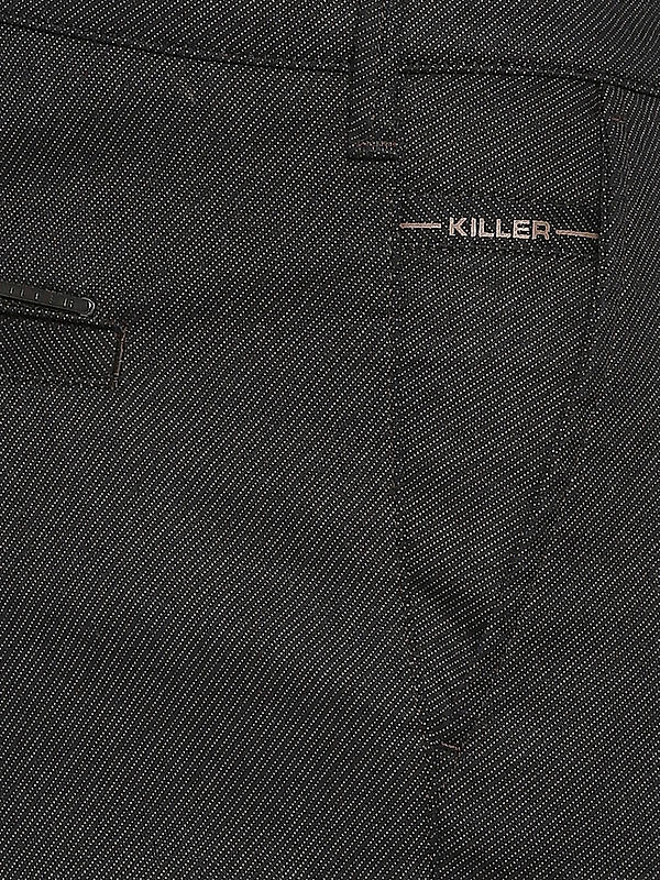 Killer Men Coffee Solid Slim Fit Trousers