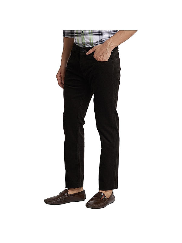 Killer Men Olive Solid Slim Fit Pants