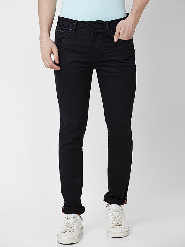 Killer Men Black Solid Skiny Fit Jeans