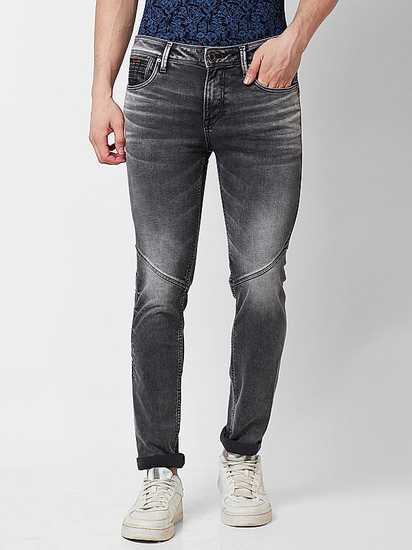 Killer Men Black Solid Skiny Fit Jeans