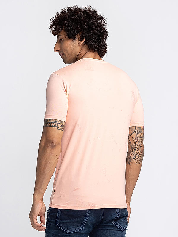 Killer Men Coral Regular Fit Printed T-Shirts