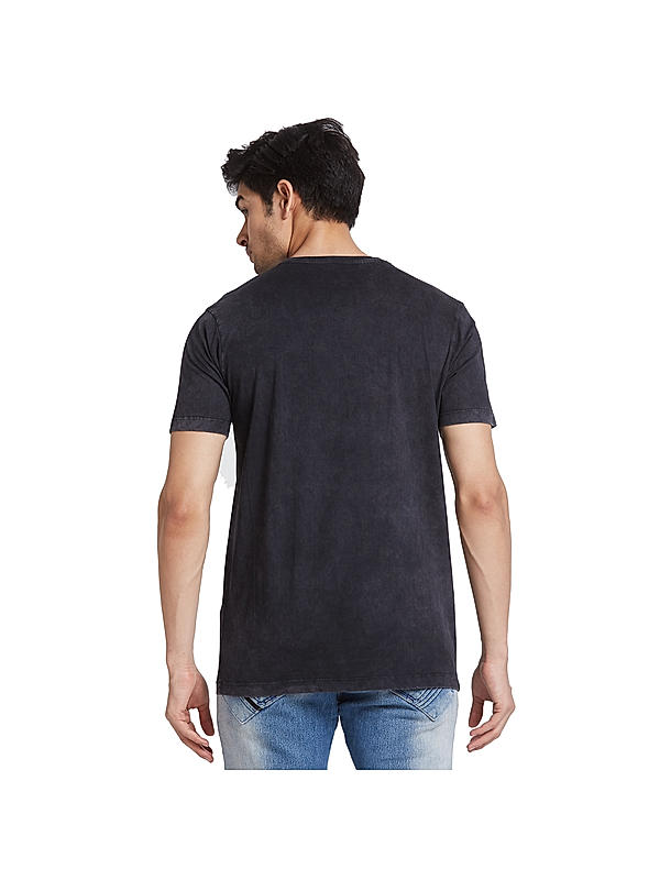 Killer Men Black Regular Fit Solid T-Shirts