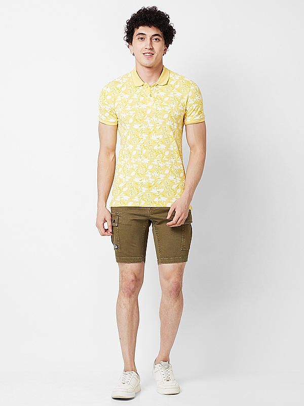 Killer Men Lemon Regular Fit Printed T-Shirts