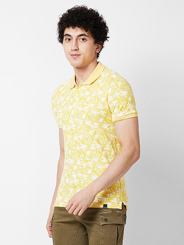 Killer Men Lemon Regular Fit Printed T-Shirts