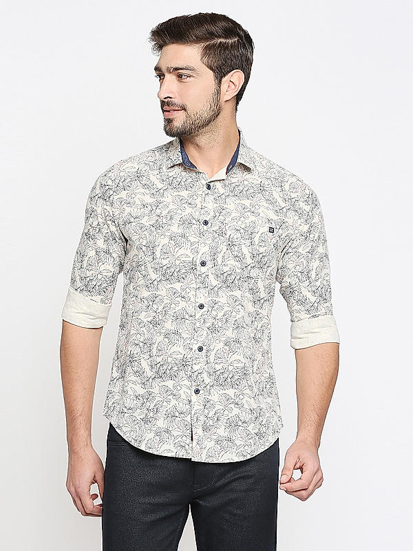 Killer Men's NATURAL Slim Fit Shirts