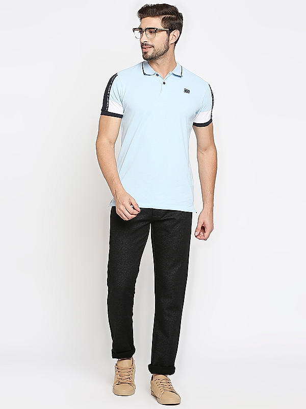 Killer Black Solid Slim Fit Trousers