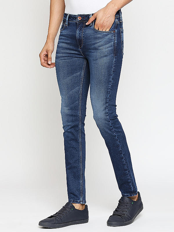 Killer Blue Solid Slim Fit Jeans