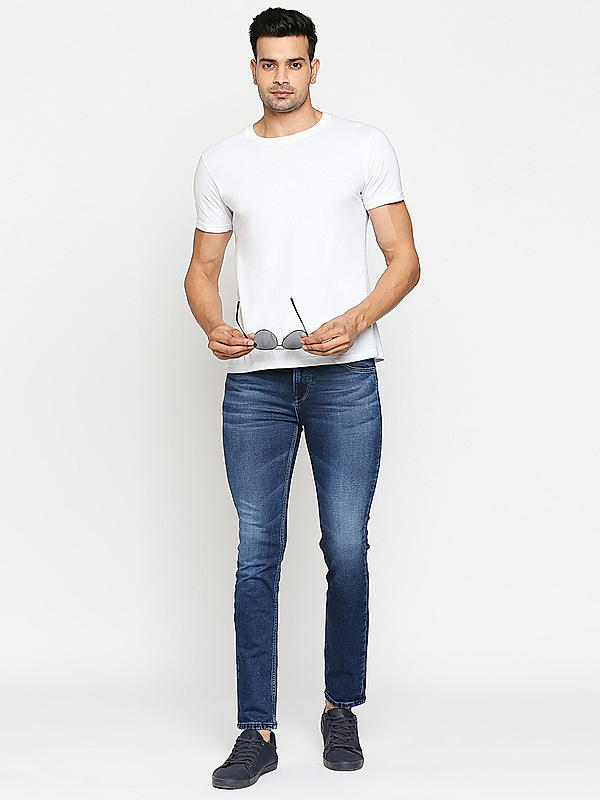 Killer Blue Solid Slim Fit Jeans