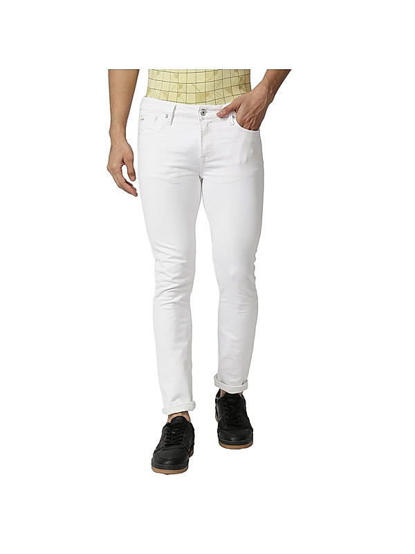 Killer White Solid Skiny Fit Jeans