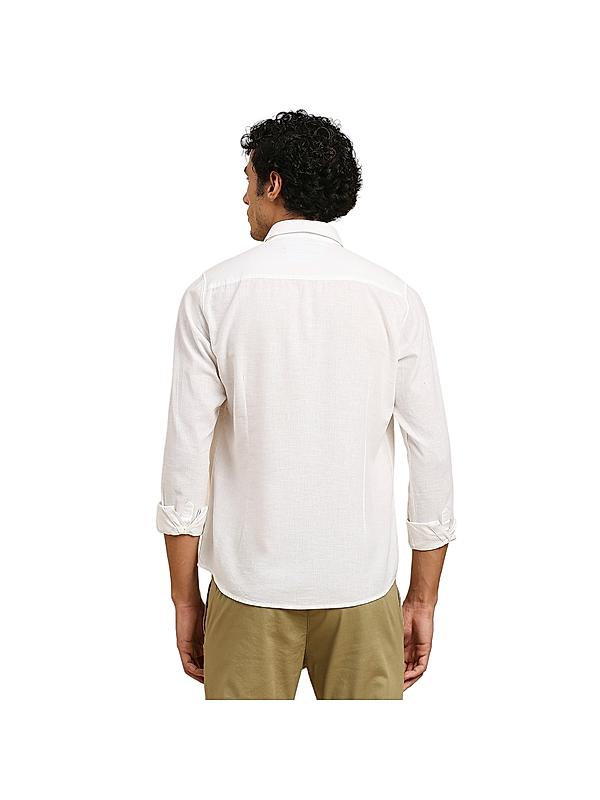 KILLER Men White Solid Shirts