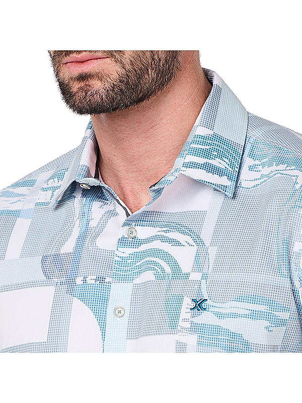 KILLER Men Green Printed Shirts