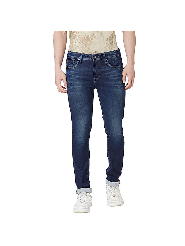 KILLER Men Dark Blue Solid Jeans