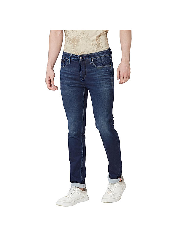 KILLER Men Dark Blue Solid Jeans