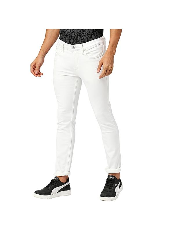 KILLER Men White Solid Jeans