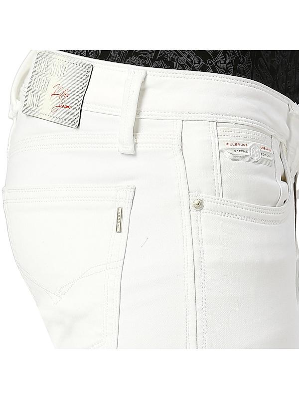 KILLER Men White Solid Jeans