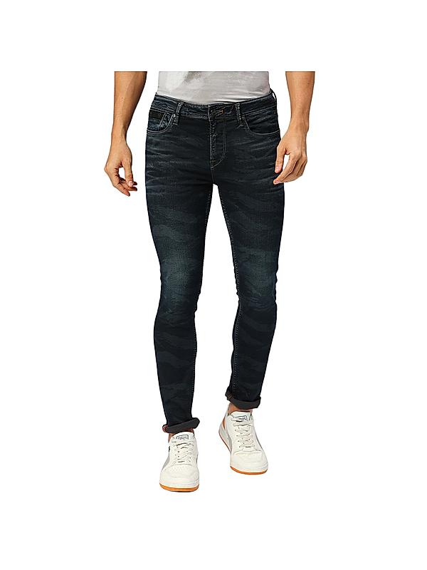 KILLER Men Dark Blue Solid Jeans