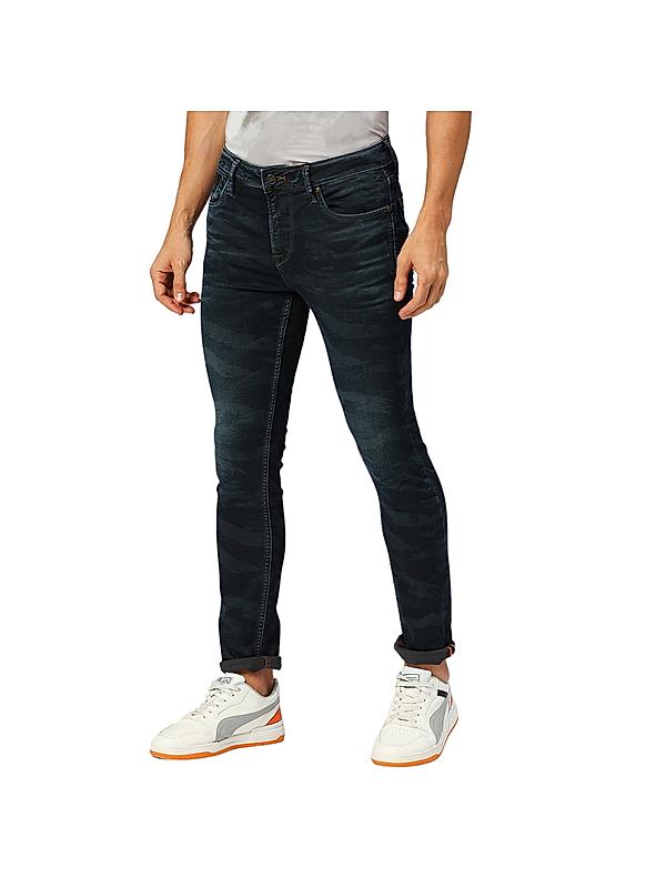 KILLER Men Dark Blue Solid Jeans