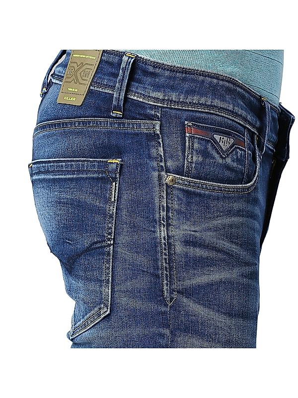 KILLER Men Blue Solid Jeans