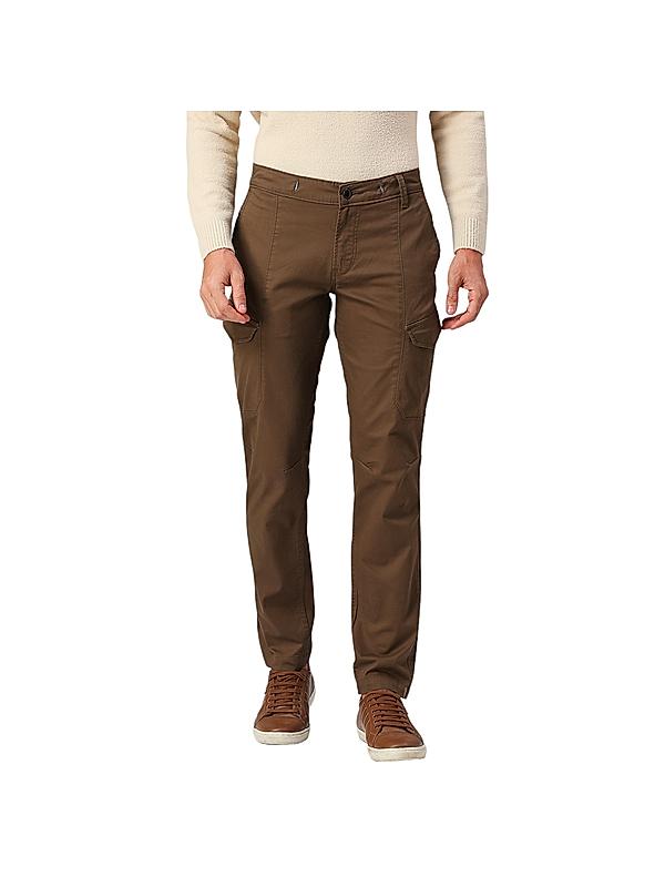 KILLER Men Brown Solid Cargo