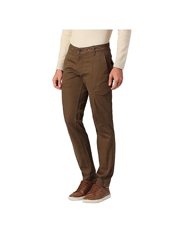 KILLER Men Brown Solid Cargo