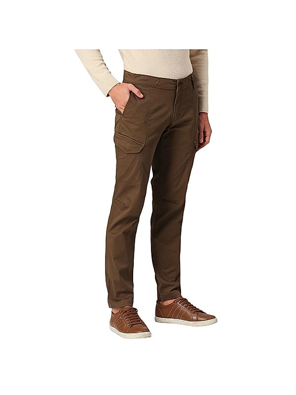 KILLER Men Brown Solid Cargo