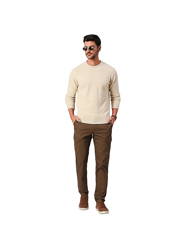 KILLER Men Brown Solid Cargo