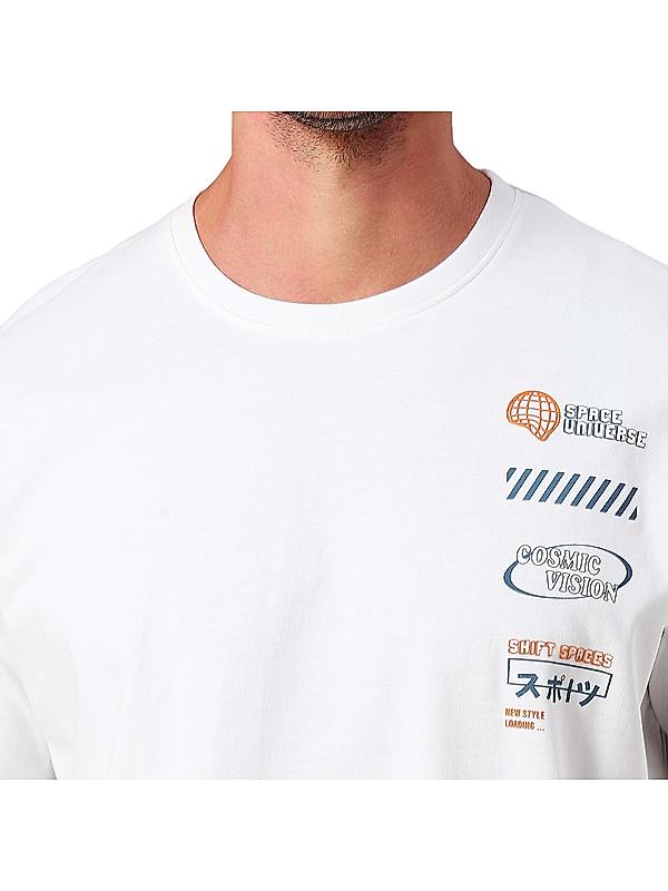 KILLER Men White Printed T-Shirts