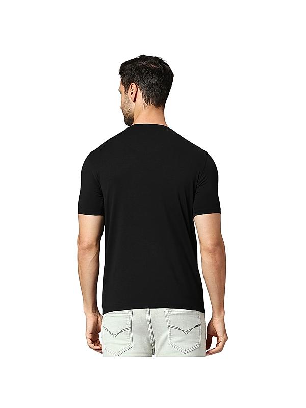 KILLER Men Black Printed T-Shirts