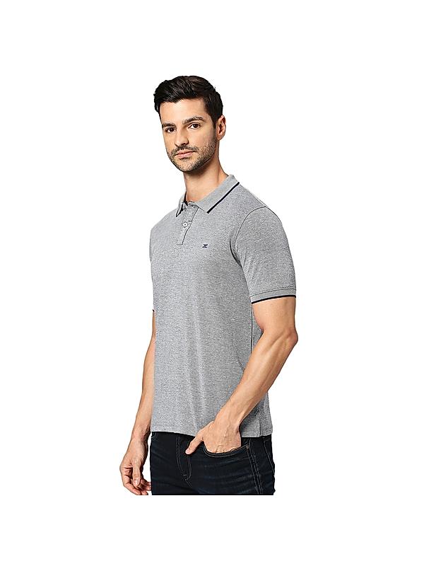 KILLER Men Grey Solid T-Shirts